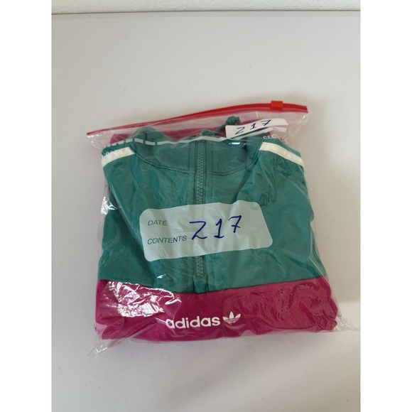 Adidas Originals Vintage 90's Color-Block Half Zip Cropped Sweatshirt Size M - Picture 15 of 15